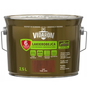 VIDARON Lakierobejca ochronno-dekoracyjna teak java L22 2,5L