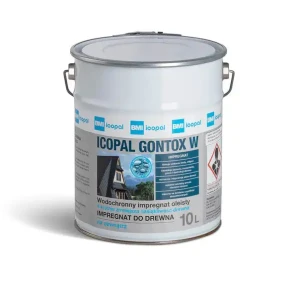 ICOPAL Gontox W impregnat do drewna zewnętrznego 10l Bezbarwny
