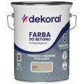 DEKORAL AKRYLIT B Farba do betonu antypoślizgowa beżowy mat 5L