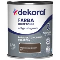 DEKORAL AKRYLIT B Farba do betonu antypoślizgowa brązowy mahoniowy mat 750ml