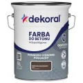 DEKORAL AKRYLIT B Farba do betonu antypoślizgowa brązowy mahoniowy mat 5L