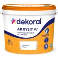 DEKORAL AKRYLIT W Lateksowa farba do wnętrz biały mat 10L