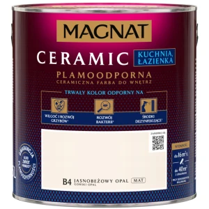 MAGNAT Ceramic Farba plamoodporna Kuchnia Łazienka jasnobeżowy opal B4 2,5L