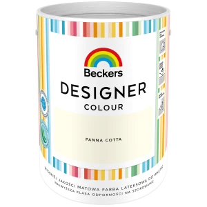 BECKERS DESIGNER Farba plamoodporna pastelowy kremowy panna cotta 5L
