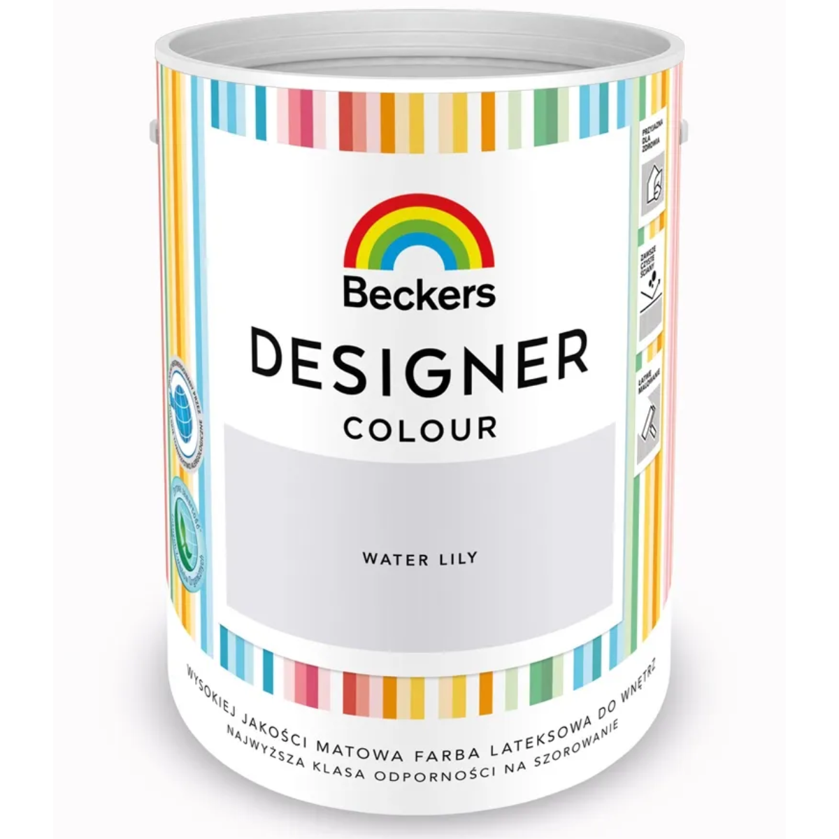 BECKERS DESIGNER Farba lateksowa plamoodporna delikatny liliowy water lily 5L