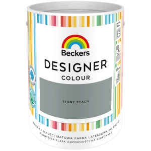 BECKERS DESIGNER Farba lateksowa plamoodporna szara stony beach 5L