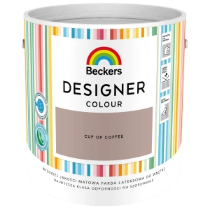 BECKERS DESIGNER Farba lateksowa plamoodporna beżowo-brązowy cup of coffee 2,5L