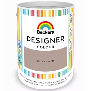 BECKERS DESIGNER Farba lateksowa plamoodporna beżowo-brązowy cup of coffee 5L