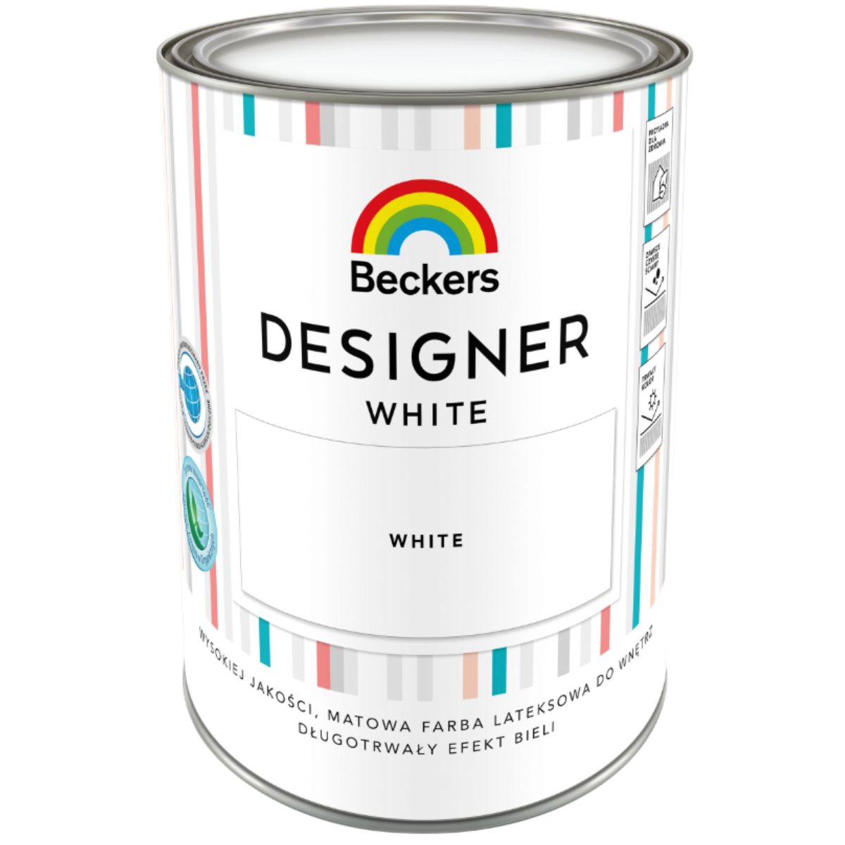 BECKERS DESIGNER White Biała farba lateksowa matowa 1L