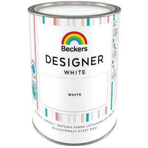 BECKERS DESIGNER White Biała farba lateksowa matowa 1L