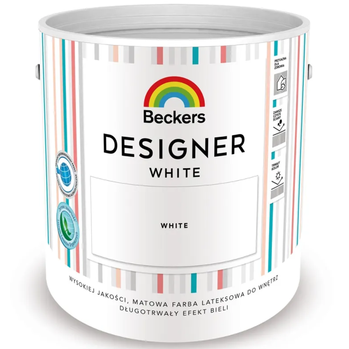  BECKERS DESIGNER White Biała farba lateksowa matowa 2,5L