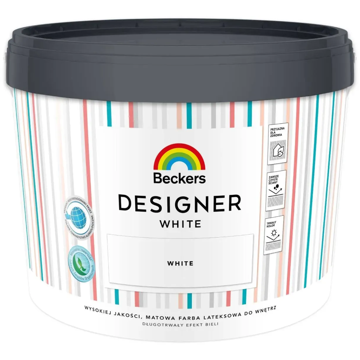BECKERS DESIGNER White Biała farba lateksowa matowa 10L
