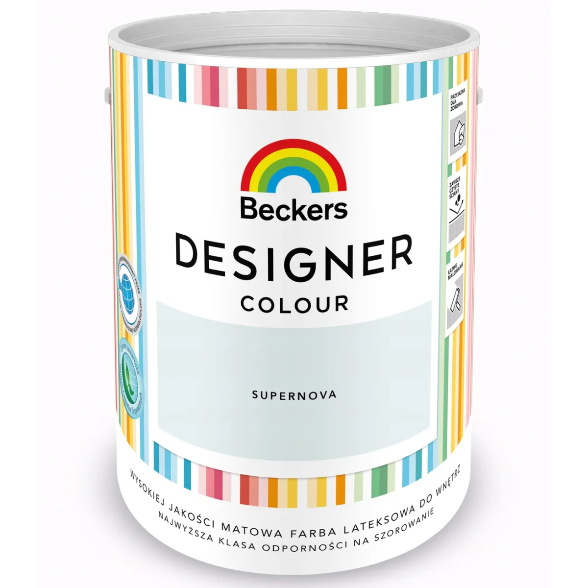 BECKERS DESIGNER Farba lateksowa plamoodporna miętowa supernova 5L