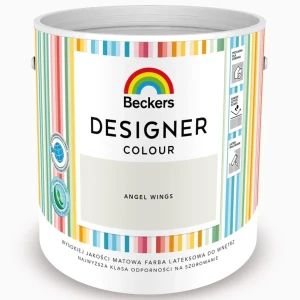 BECKERS DESIGNER Farba lateksowa plamoodporna złamana biel angel wings 2,5L