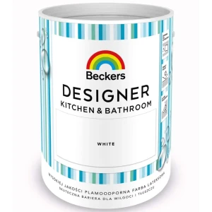 BECKERS DESIGNER Kuchnia i Łazienka Farba lateksowa biała 5L