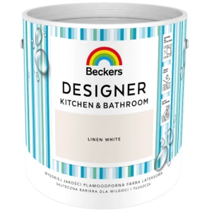 BECKERS DESIGNER Kuchnia i Łazienka Farba lateksowa biały beż linen white 2,5L