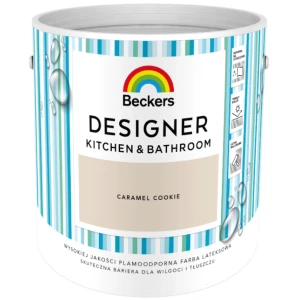 BECKERS DESIGNER Kuchnia i Łazienka Farba lateksowa beżowo-brązowa carmel cookie 2,5L