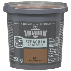 VIDARON Szpachla do drewna szybkoschnąca palisander H12 250g