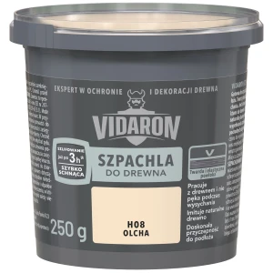 VIDARON Szpachla do drewna szybkoschnąca olcha H08 250g