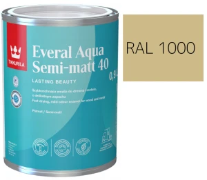TIKKURILA Everal Aqua Semi Matt [40] 0,9l KOLOR BEŻOWO ZIELONY RAL 1000