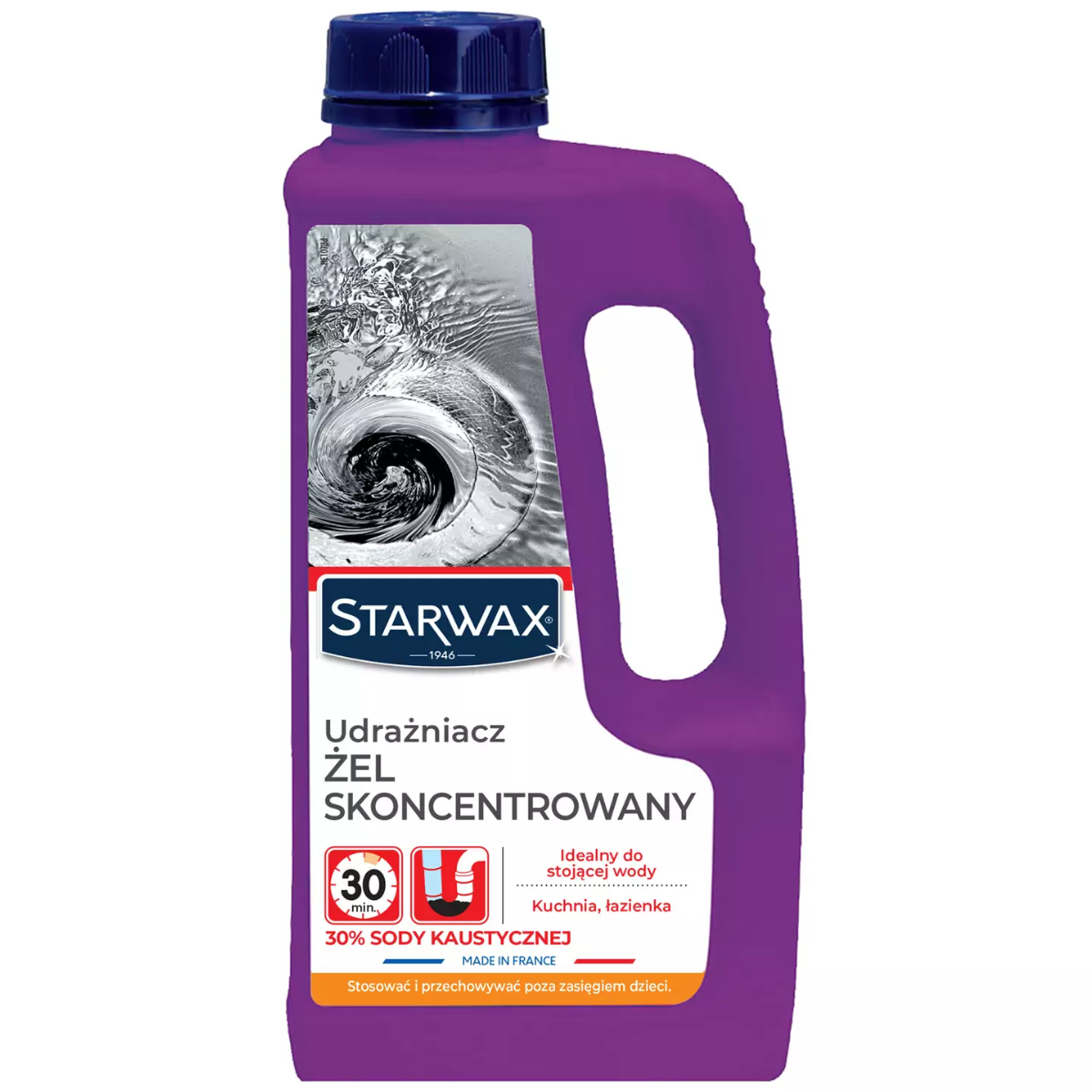 STARWAX Skoncentrowany udrażniacz do rur w żelu 1L