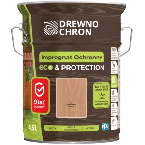 DREWNOCHRON Impregnat Ochronny Eco&Protection dąb ciemny 4,5L