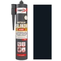 SOPRO Silikon neutralny sanitarny i dylatacyjny matowy głęboka czerń 310ml