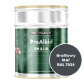 Szybkoschnąca emalia alkidowa do metalu Pro Alkid Grafitowy MAT RAL 7024 2,7L