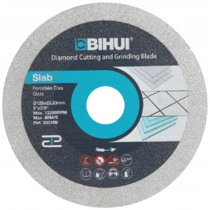 BIHUI DPG125 B-CLEAN Tarcza diamentowa 125 mm do szkła porcelany gresu