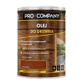 PRO COMPANY Olej do drewna do wnętrz i na zewnątrz hydrofobowy ochrona UV bangkirai 5L