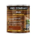 PRO COMPANY Olej do drewna do wnętrz i na zewnątrz hydrofobowy ochrona UV bangkirai 2,5L