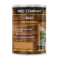 PRO COMPANY Olej do drewna do wnętrz i na zewnątrz hydrofobowy ochrona UV modrzew 5L
