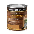 PRO COMPANY Olej do drewna do wnętrz i na zewnątrz hydrofobowy ochrona UV modrzew 750ml
