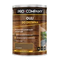 PRO COMPANY Olej do drewna do wnętrz i na zewnątrz hydrofobowy ochrona UV palisander 5L