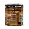 PRO COMPANY Olej do drewna do wnętrz i na zewnątrz hydrofobowy ochrona UV palisander 2,5L