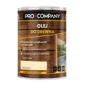 PRO COMPANY Olej do drewna do wnętrz i na zewnątrz hydrofobowy bezbarwny 5L