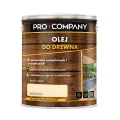 PRO COMPANY Olej do drewna do wnętrz i na zewnątrz hydrofobowy bezbarwny 2,5L