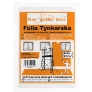 BLUE DOLPHIN Folia tynkarska 4m x 5m