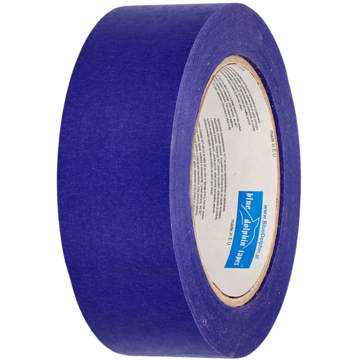 BLUE DOLPHIN Taśma papierowa malarska do wnętrz i na zewnątrz 38mm x 50m niebieska