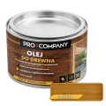 PRO COMPANY Olej do drewna do wnętrz i na zewnątrz hydrofobowy ochrona UV daglezja próbka 100ml
