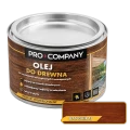 PRO COMPANY Olej do drewna do wnętrz i na zewnątrz hydrofobowy ochrona UV bangkirai próbka 100ml