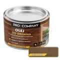 PRO COMPANY Olej do drewna do wnętrz i na zewnątrz hydrofobowy ochrona UV palisander próbka 100ml