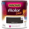 MAGNAT #kolorLove Farba lateksowa plamoodporna czarny KL21 2,5L