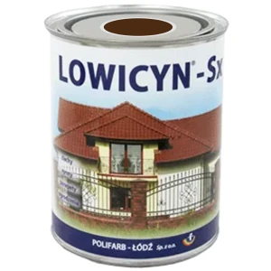 LOWICYN SX Gruntoemalia do powierzchni stalowych ocynkowanych brązowy RAL 8016 połysk 5L