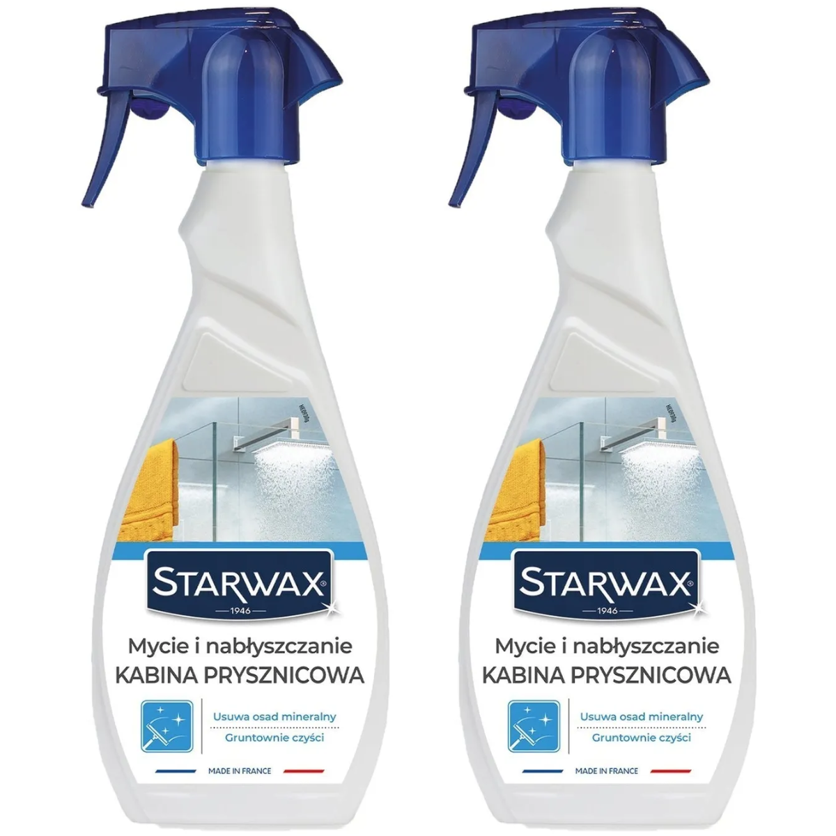 STARWAX Kabina prysznicowa płyn do mycia i nabłyszczania 500ml x 2szt