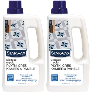 STARWAX Koncentrat do mycia podłóg z gresu kamienia i paneli 1L x 2szt