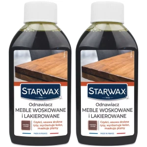  STARWAX Odnawiacz płyn do odnawiania mebli z ciemnego drewna woskowanego i lakierowanego 250ml x 2szt