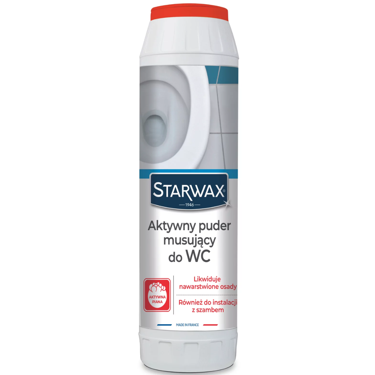 STARWAX Aktywny puder musujący do WC 1kg