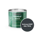 Szybkoschnąca emalia alkidowa do metalu Pro Alkid Antracyt MAT RAL 7016 0,2L