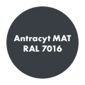 Szybkoschnąca emalia alkidowa do metalu Pro Alkid Antracyt MAT RAL 7016 1L